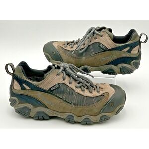 Oboz Firebrand II Low Top Waterproof Hiking Sneaker‎ Shoe Men's 10 Earth Brown